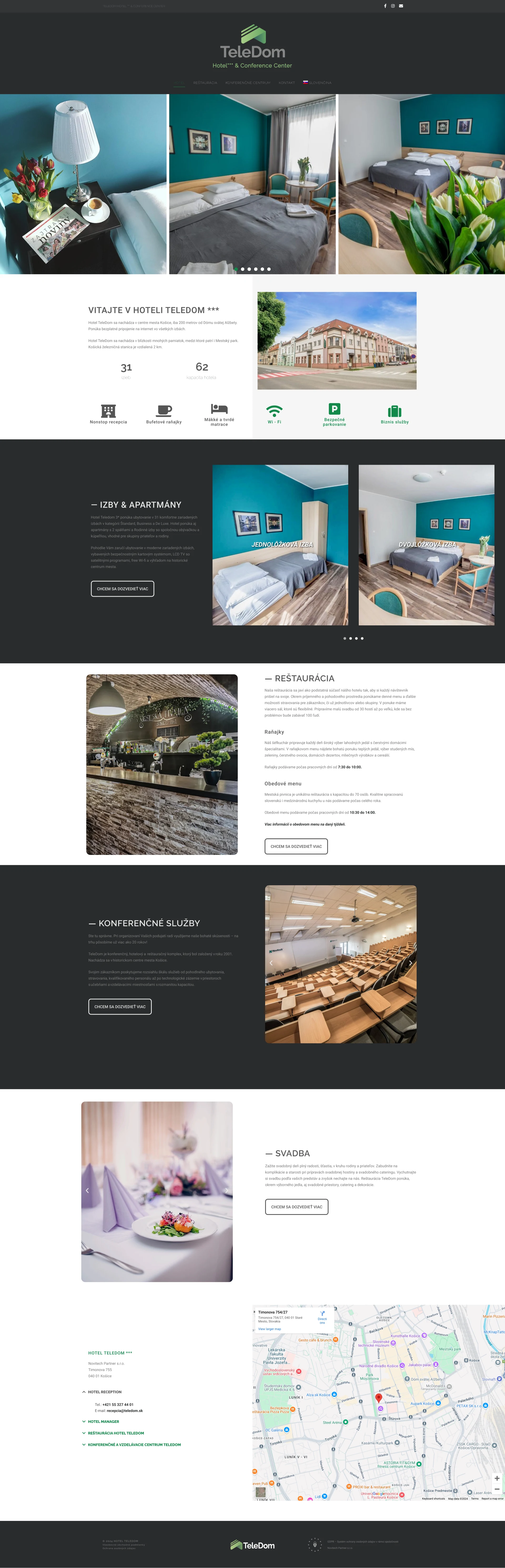 Hotel TeleDom Homepage