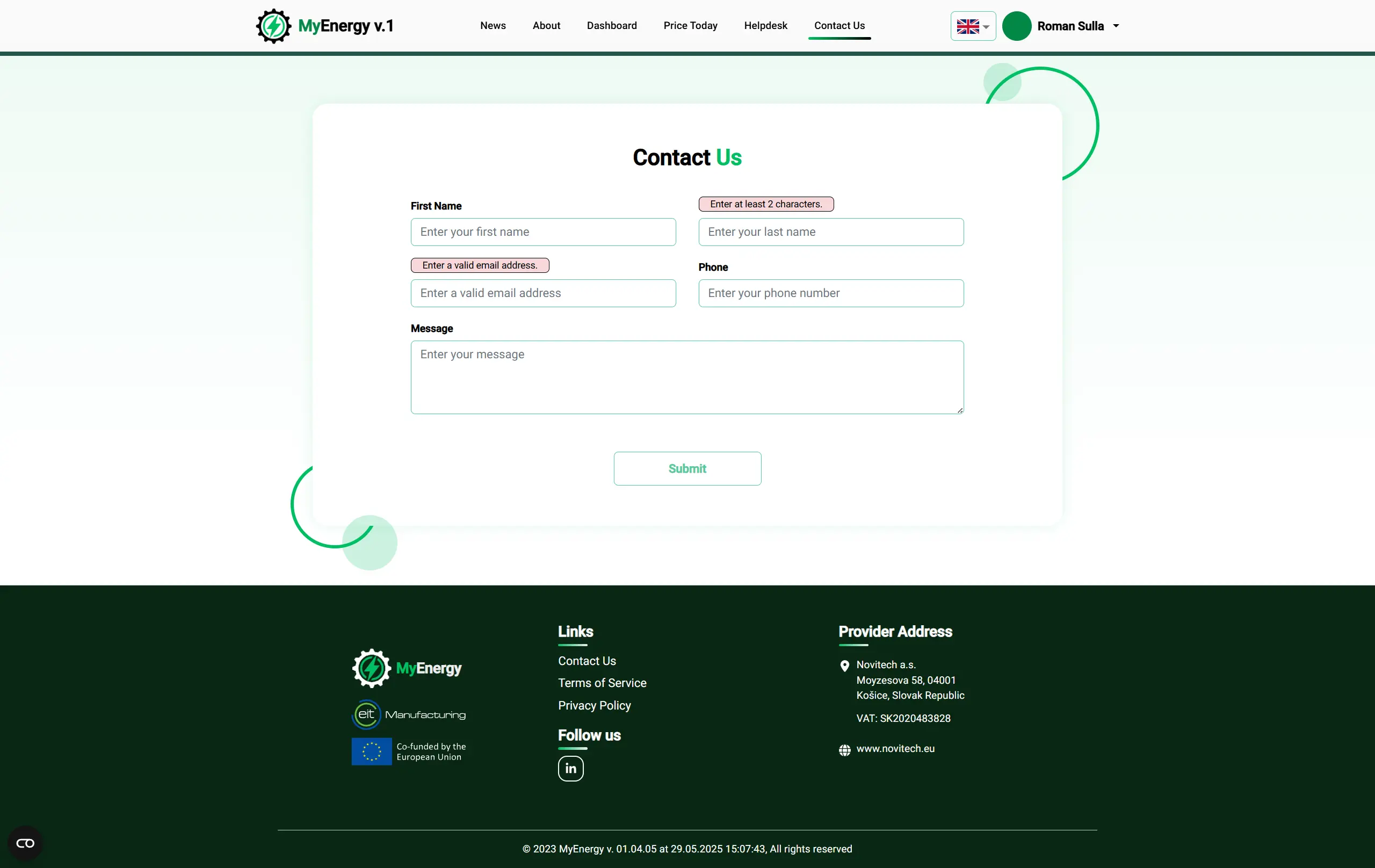 MyEnergy Analytics