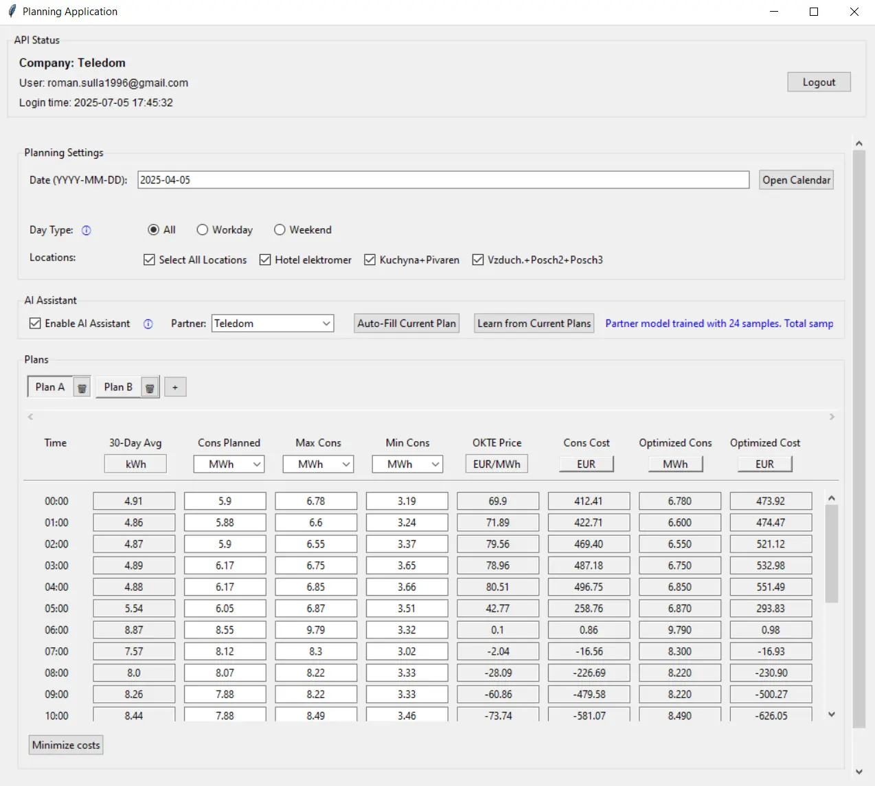 Energy Planning AI System